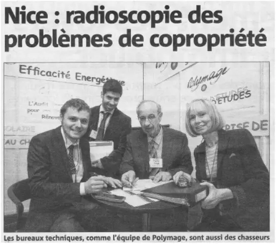 Coupure de presse : Nice : radioscopie des problèmes de copropriété